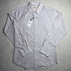 Sperry Born On The Water Performance White Long Sleeve Button Down for Men